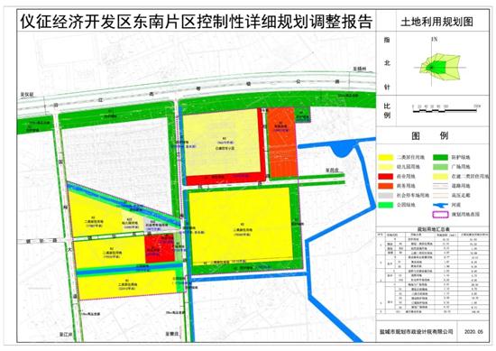 仪征经济开发区东南片区控制性详细规划范围公示